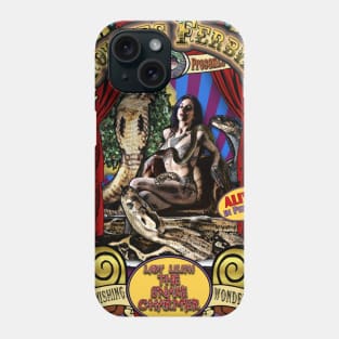 The Snake Charmer Sideshow Poster Phone Case