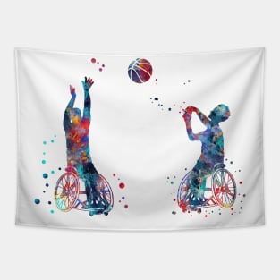 Wheelchair basketball Tapestry