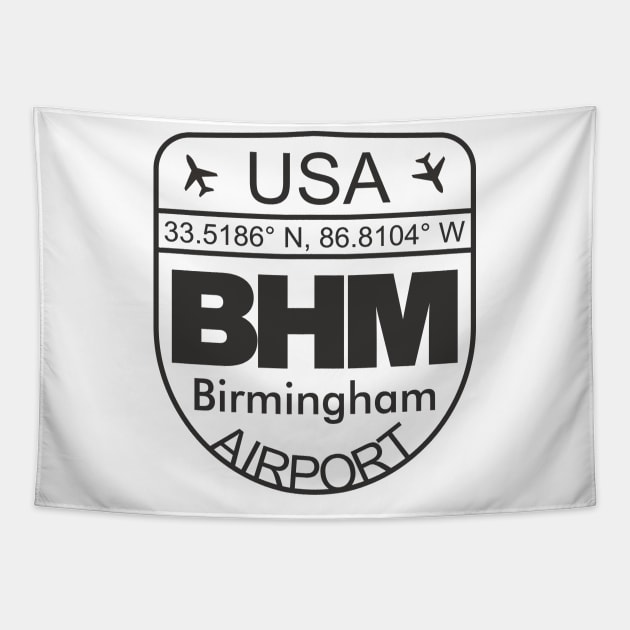 Birmingham, Alabama Tapestry by Woohoo