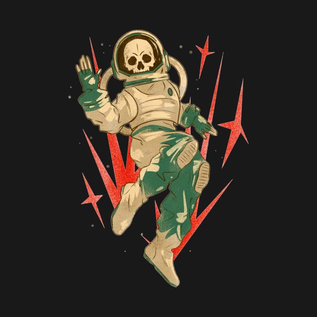 Skeleton Astronaut by Mooxy