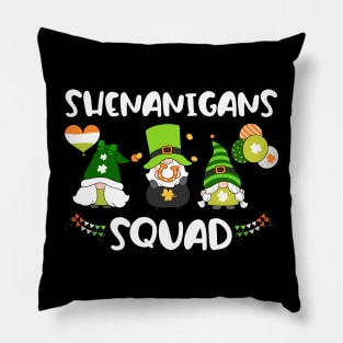 Shenanigans Squad Gnomies Patrick's Day Pillow