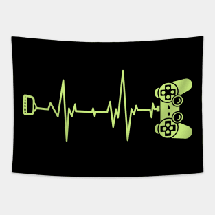 Gamer Heartbeat Tapestry