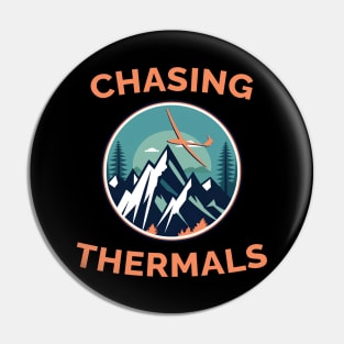 Chasing Thermals Glider Pilot Pilots Pin