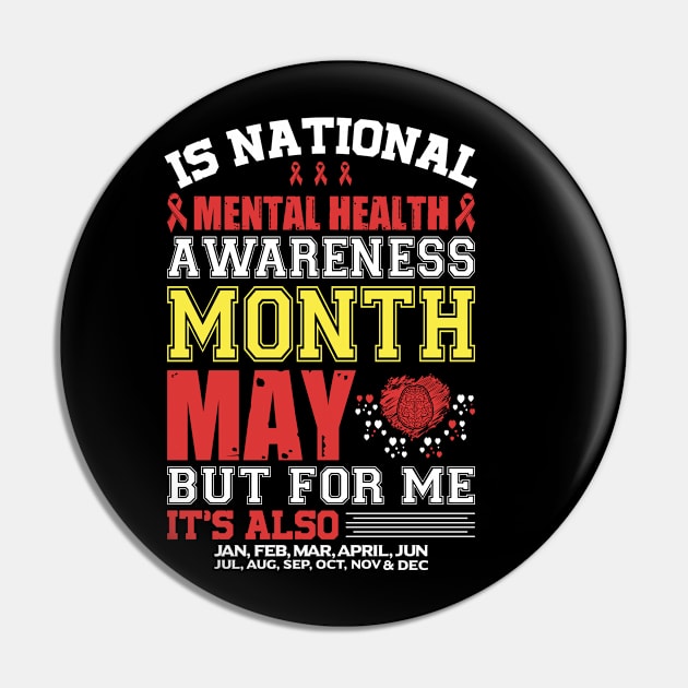 Mental Health Matters End The Stigma Psychology Therapy Pin by woormle