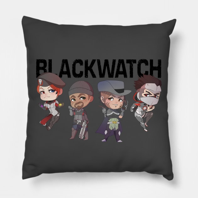 Blackwatch Retribution Pillow by Pastelideas