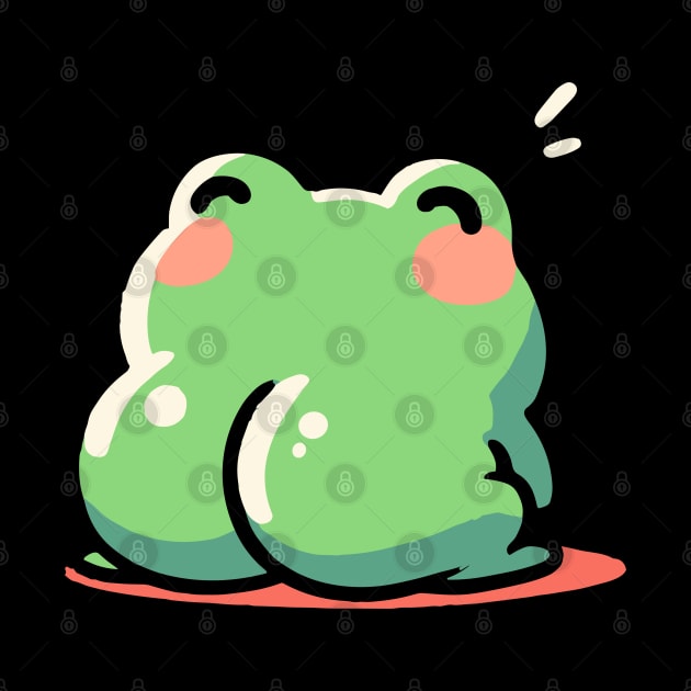 Kawaii frog butt by Evgmerk