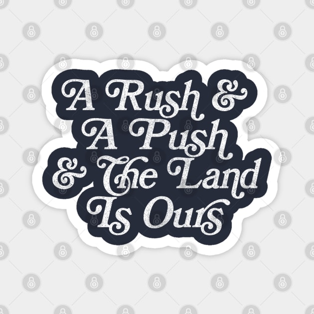 A Rush And A Push ... Morrissey Fan Magnet by DankFutura