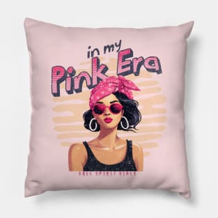 In my Pink Era - Free spirit vibes Pillow