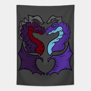 Dragons in Love Tapestry