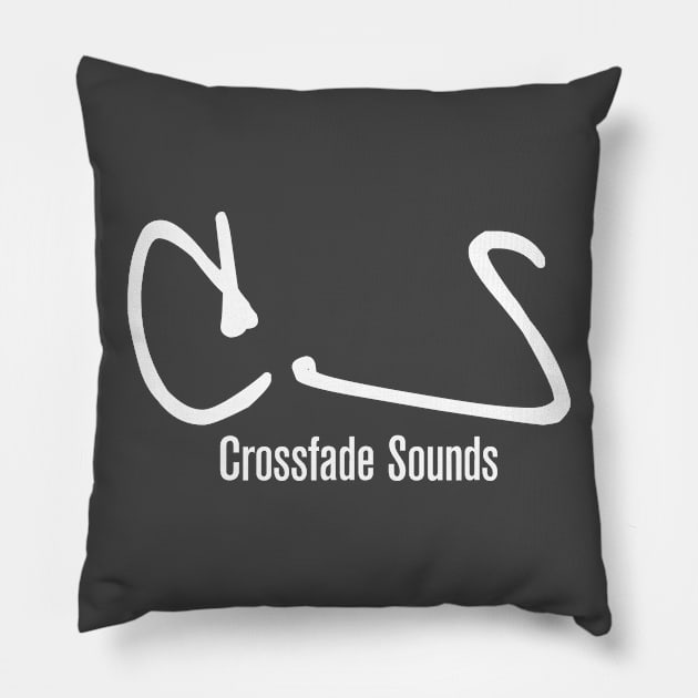 Crossfade Sounds (Logo 2012 - 2020) Pillow by soundavenue