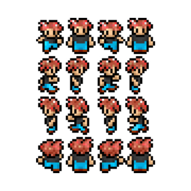 limited edition exclusive retro character sprite sheet retro character sprite sheet