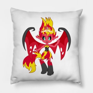 Demon Sunset Shimmer mini Pillow