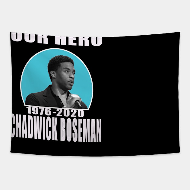 CHADWICK BOSEMAN Tapestry by DESIGNSDREAM