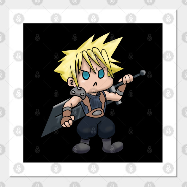 Chibi Cloud Kawaii Final Fantasy 7 Cloud Strife - Cloud Strife ...