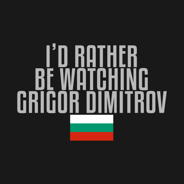 I'd rather be watching Grigor Dimitrov by mapreduce