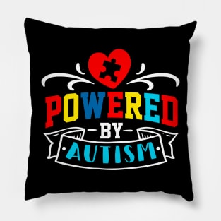 Powered by Autism Pillow