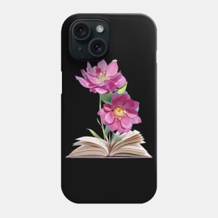 Book Of Flower, Flower Book, Flower And Book Phone Case