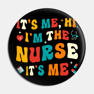 Proud Mom of a Nurse Gifts Nurse Week Gifts Retro Nurse Mom Pin