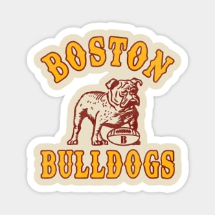 Defunct Boston Bulldogs Football Team Magnet