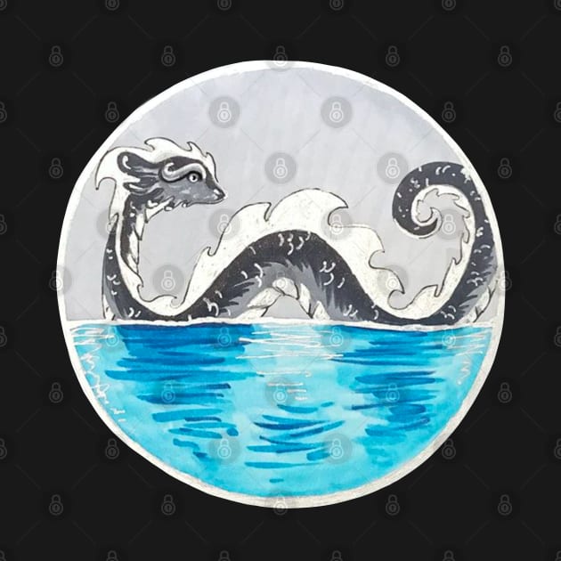 Loch Ness Monster by Lady Lilac