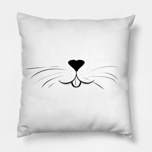 Funny cat face Pillow