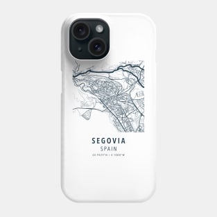 segovia simple map Phone Case