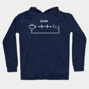 Gym rat.' Men's Hoodie