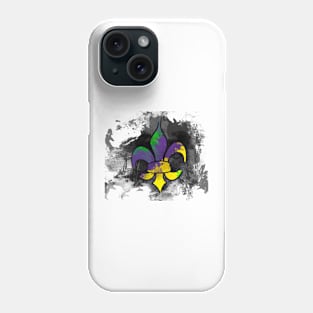 Mardi Grad Fleur De Lis Phone Case