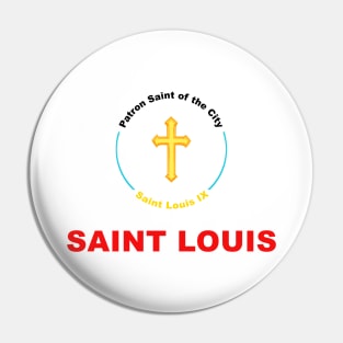 SAINT LOUIS PATRON SAINT (st louis ix) Pin