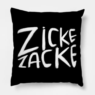 Funny German, Zicke Zacke Pillow