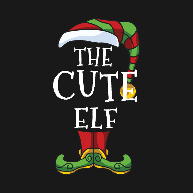 Cute Elf Family Matching Christmas Holiday Group Gift Pajama by BeesTeez