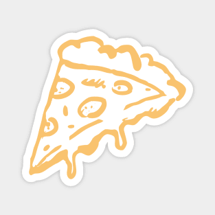 Dripping Cheese Pizza Icon Magnet