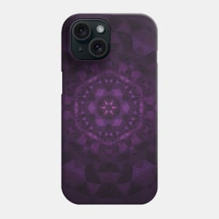 Purple Floral Goth Medallion Phone Case