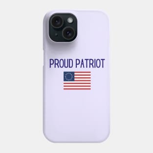 Betsy Ross Flag Patriot Gift Patriotic American Flag Phone Case