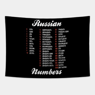 Russian Numbers Tapestry