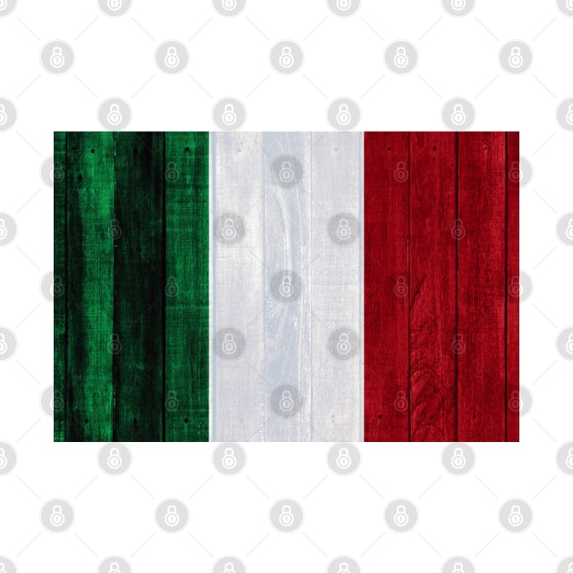 Flag of Italy - Wood by DrPen