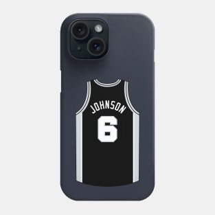 Avery Johnson San Antonio Jersey Qiangy Phone Case