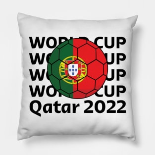 World Cup Qatar 2022  - Team Portugal Pillow