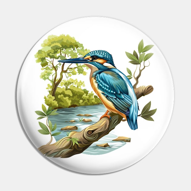 Kingfisher Pin by zooleisurelife