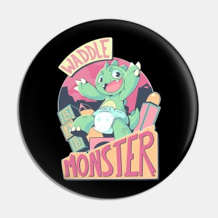 Waddle Monster Pin