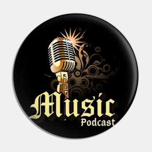 music podcast Pin