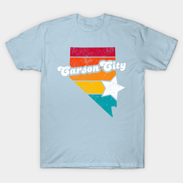 Discover Carson City Nevada Vintage Distressed Souvenir - Carson City Nevada - T-Shirt