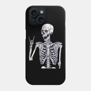 Rock on Skeleton Phone Case