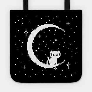 Celestial Pixels Kitty Tote