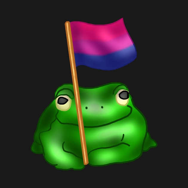 Bisexual LGBTQ Frog by YouAreValid