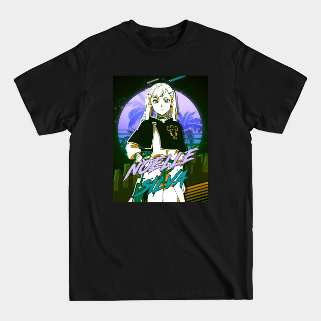 Disover Noelle Silva Black Clover Anime 80s Vaporwave - Black Clover - T-Shirt