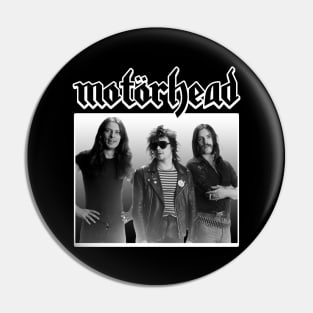 Motorhead Black White Pin