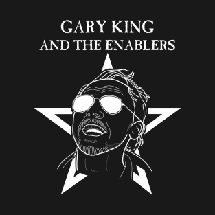 GARY KING AND THE ENABLERS (The Sisters of Mercy style) T-Shirt