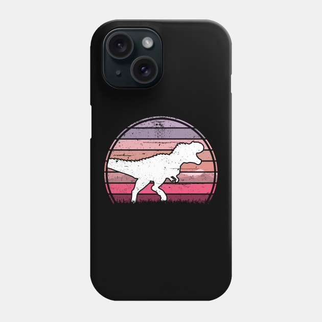 Tyrannosaurus Sunset Phone Case by Nerd_art