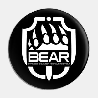 Escape From Tarkov BEAR big white logo Pin